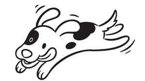 Doodle van een hond